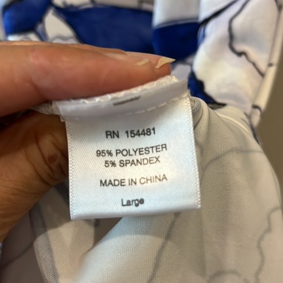 Cure summer shift dress. Beautiful flower pattern. Size L. - Picture 5 of 5